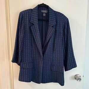 NYCC Navy Striped Blazer